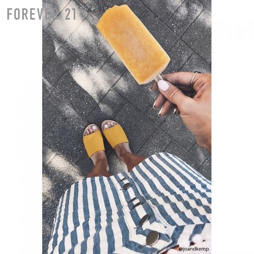 Sandales femme FOREVER 21 en polyester - Ref 2666292