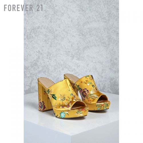 Sandales femme FOREVER 21 en PU - Ref 2666299