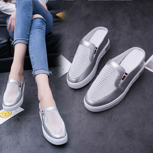 Sandales femme en Une variete de materiaux epissage - semelle caoutchouc Ref 2666340