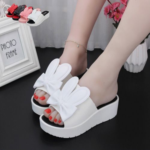 Sandales femme en plastique - semelle caoutchouc Ref 2666342