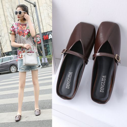 Sandales femme en PU - semelle caoutchouc Ref 2666371