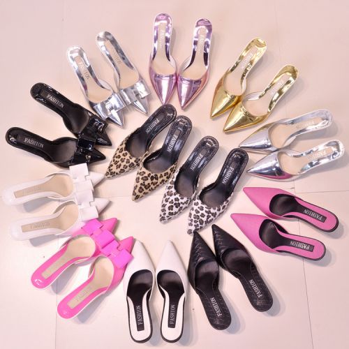 Sandales femme en PU - semelle caoutchouc Ref 2666419