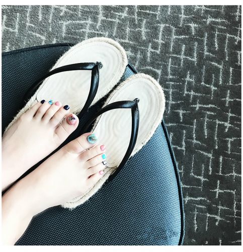 Sandales femme en PU - semelle caoutchouc Ref 2666435