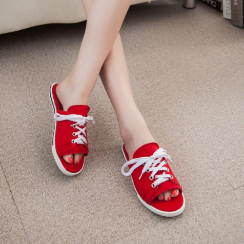 Sandales femme en tissu - semelle Compose a la fin Ref 2666439