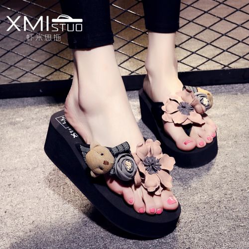 Sandales femme XMISTUO en tissu - semelle EVA mousse plastique Ref 2666528