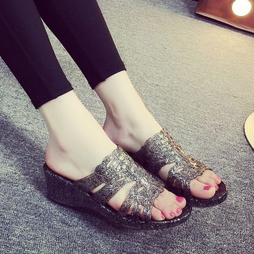 Sandales femme en plastique - semelle PVC Ref 2666532