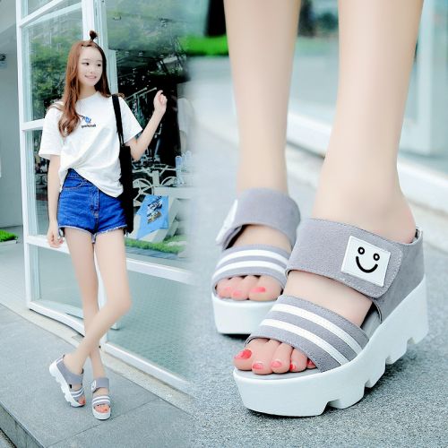 Sandales femme en tissu - semelle polyurethane Ref 2666536