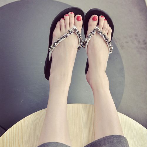 Sandales femme en PU - semelle caoutchouc Ref 2666553