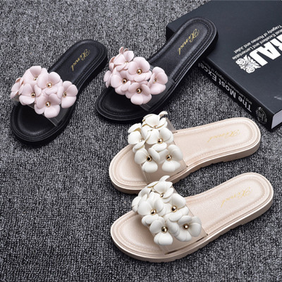 Sandales femme en plastique - semelle caoutchouc Ref 2666570