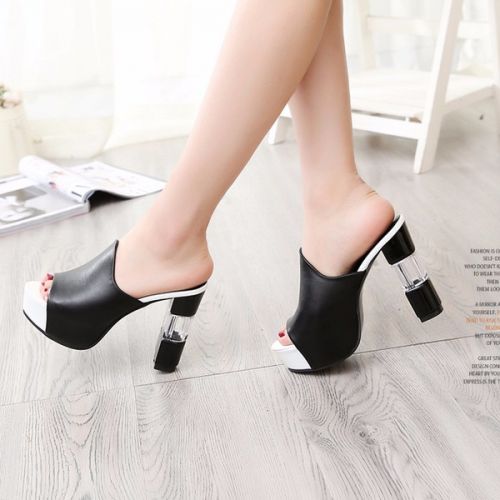 Sandales femme en PU - semelle caoutchouc Ref 2666591