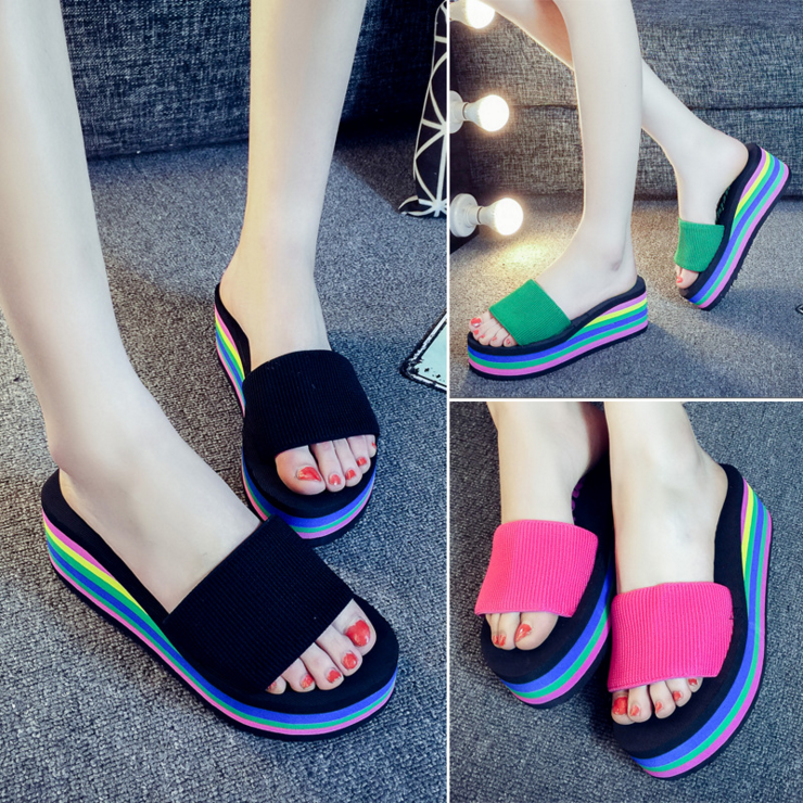 Sandales femme en tissu - Ref 2666620