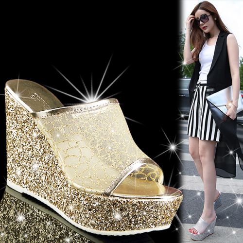 Sandales femme en engrener - semelle Compose a la fin Ref 2666637