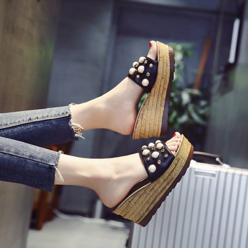 Sandales femme en PU - semelle polyurethane Ref 2666648