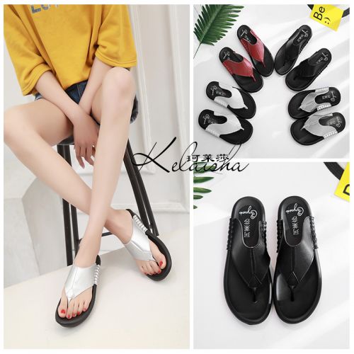 Sandales femme en revetement cuir de vache fendu - semelle polyurethane Ref 2666661