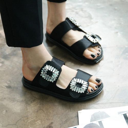 Sandales femme en satin - Ref 2666676