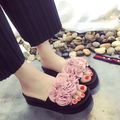 Sandales femme en PU - semelle caoutchouc Ref 2666685