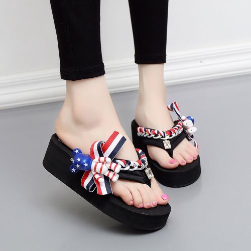 Sandales femme en Une variete de materiaux epissage - semelle TPR tendon Ref 2666710