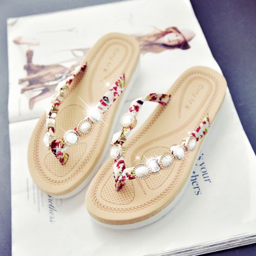 Sandales femme en tissu - semelle polyurethane Ref 2666731