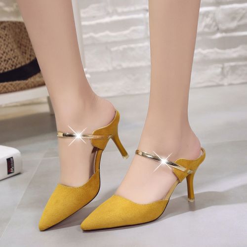 Sandales femme en Daim - semelle caoutchouc Ref 2666732