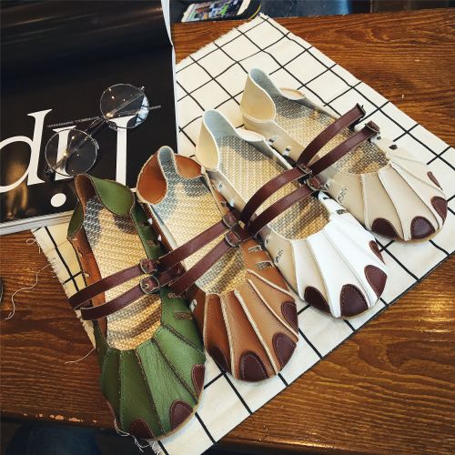 Sandales femme en PU - semelle caoutchouc Ref 2666742