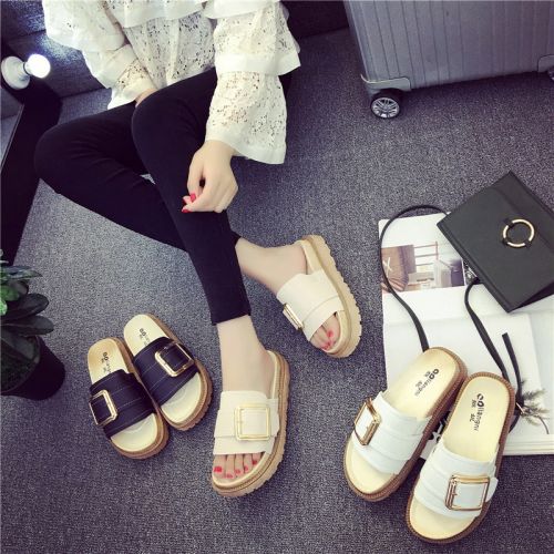 Sandales femme en PU - semelle Compose a la fin Ref 2666802