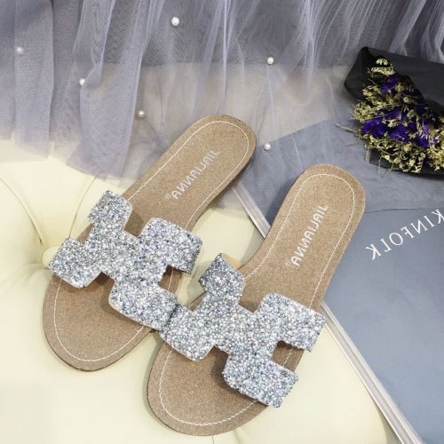 Sandales femme en PU - semelle caoutchouc Ref 2666824