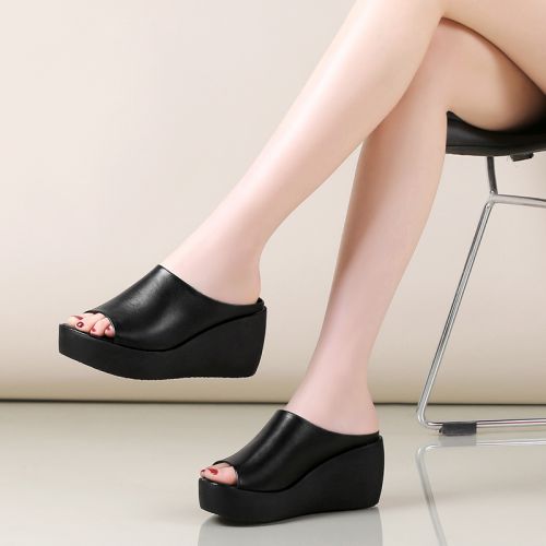 Sandales femme en couche de cuir premiere - semelle polyurethane Ref 2666839