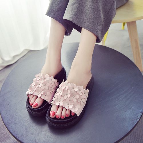 Sandales femme en PU - semelle caoutchouc Ref 2666846