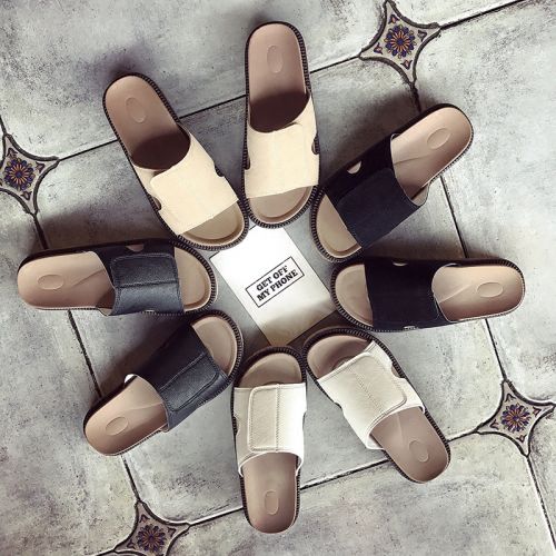 Sandales femme en Deux etages de peau porc - semelle EVA Ref 2666862