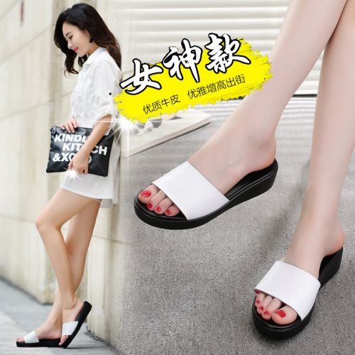 Sandales femme MIRKALIE en revetement cuir de vache fendu - semelle tpu Ref 2666870