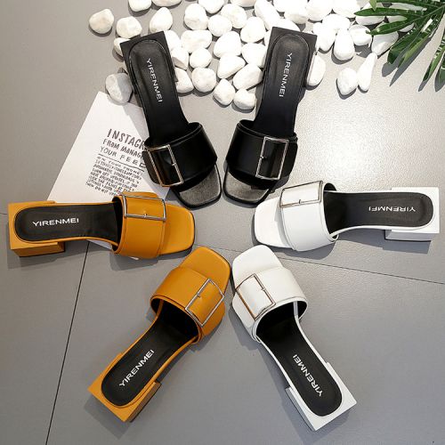 Sandales femme en PU - semelle caoutchouc Ref 2666871