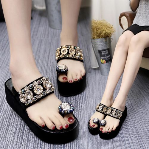 Sandales femme en PU - semelle caoutchouc Ref 2666907