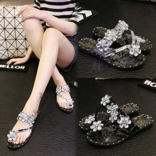 Sandales femme en PU - semelle caoutchouc Ref 2666925