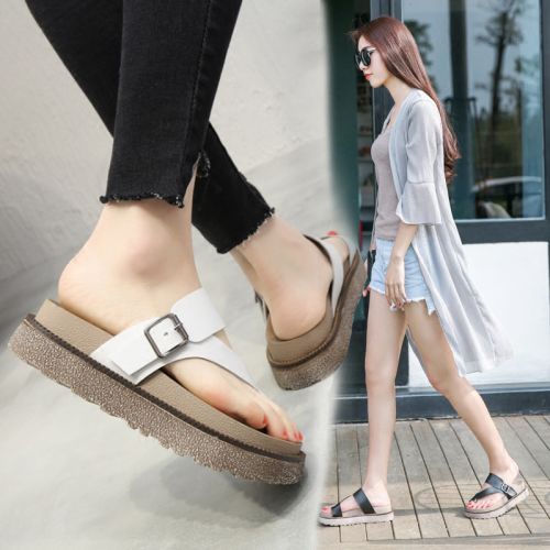 Sandales femme en revetement cuir de vache fendu - semelle mousse caoutchouc Ref 2666934