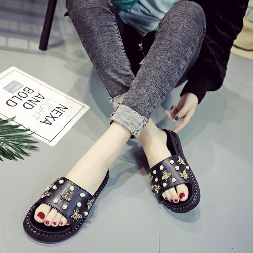 Sandales femme en PU - semelle caoutchouc Ref 2666946