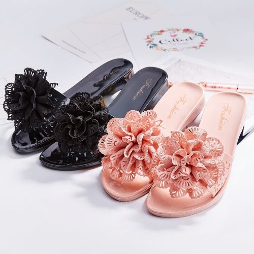 Sandales femme en plastique - semelle PVC Ref 2666991