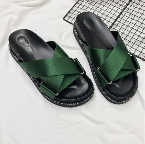 Sandales femme en tissu - Ref 2667002