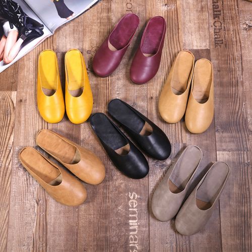 Sandales femme en couche de cuir premiere - semelle caoutchouc Ref 2667054
