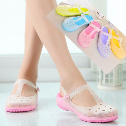 Sandales femme en plastique - semelle Compose a la fin Ref 2667059