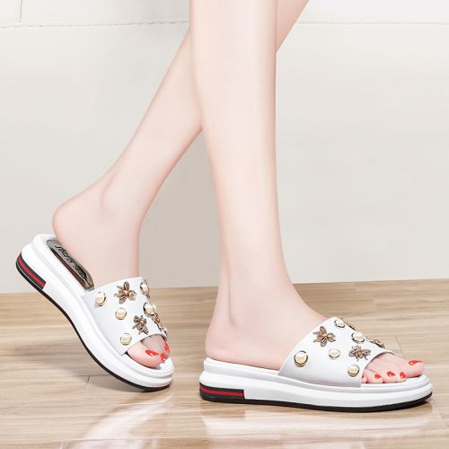 Sandales femme SHANGXYUE en PU - semelle caoutchouc Ref 2667074