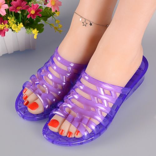 Sandales femme en plastique - semelle PVC Ref 2667088