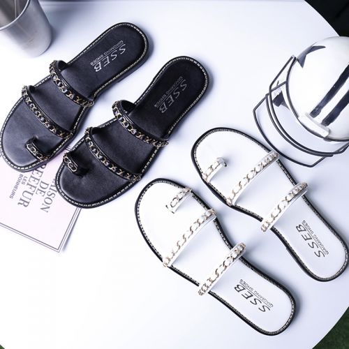 Sandales femme en PU - semelle caoutchouc Ref 2667144