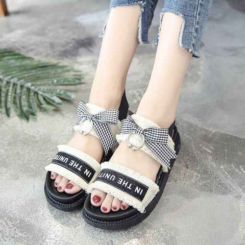 Sandales femme en PU - semelle caoutchouc Ref 2667172