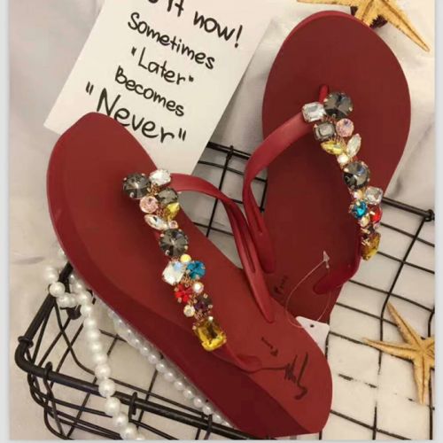 Sandales femme en PU - semelle caoutchouc Ref 2667182