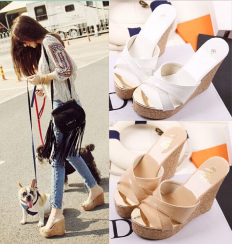 Sandales femme en PU - semelle caoutchouc Ref 2667205