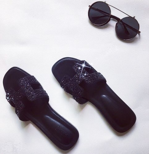 Sandales femme en fibre superfine - semelle caoutchouc Ref 2667274