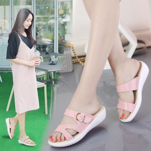 Sandales femme en polyester - semelle polyurethane Ref 2667277