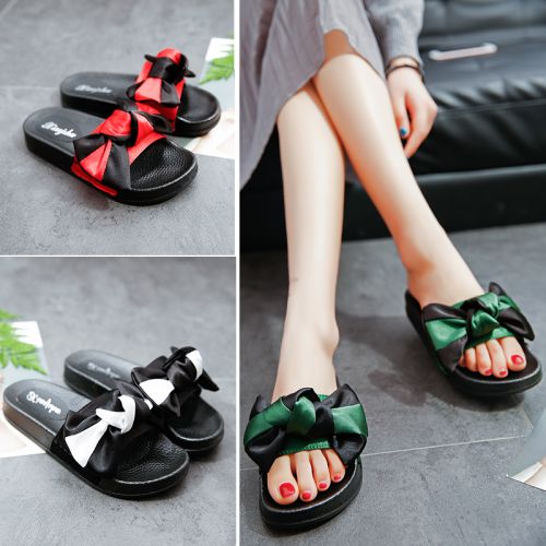 Sandales femme en satin - semelle caoutchouc Ref 2667294