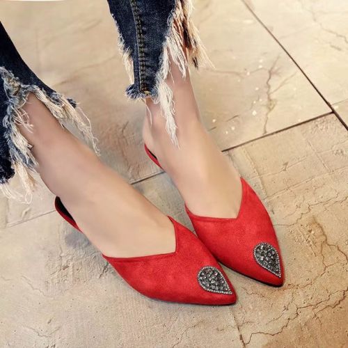 Sandales femme en Daim - semelle caoutchouc Ref 2667310