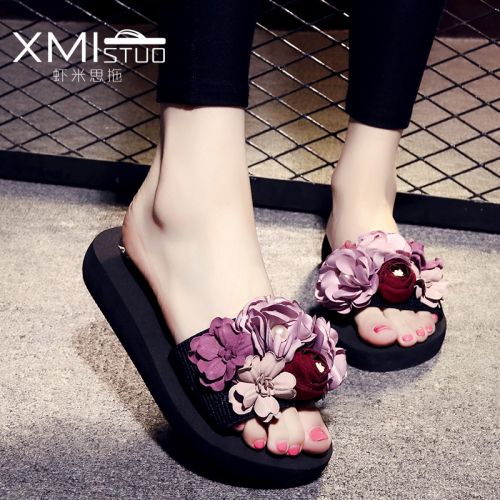 Sandales femme XMISTUO en tissu elastique - semelle EVA mousse plastique Ref 2667320